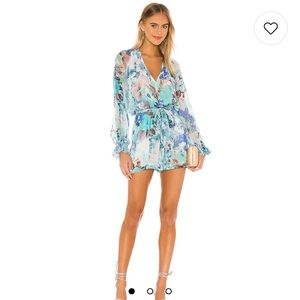HEMANT AND NANDITA x REVOLVE Teien Romper in Blue